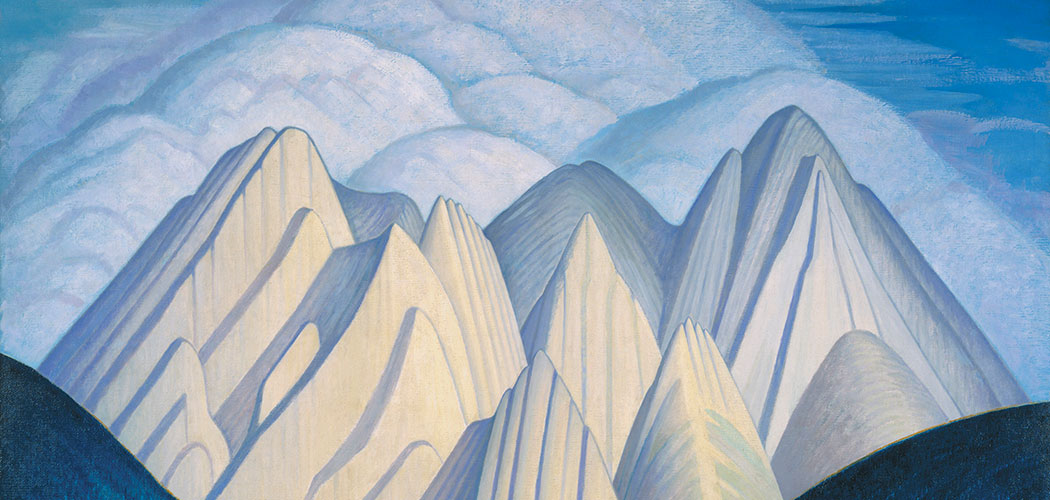 From the Boston Museum of Fine Arts' upcoming exhibit “The Idea of North: The Paintings of Lawren Harris,&quot; a detail of Harris' 1926 painting “North Shore, Lake Superior.&quot; (Courtesy Museum of Fine Arts, Boston) 