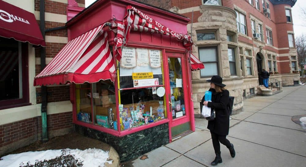 How the meaning of a magical and miniature Brookline store has changed now that its centenarian owner has died. (Jesse Costa/ WBUR) 