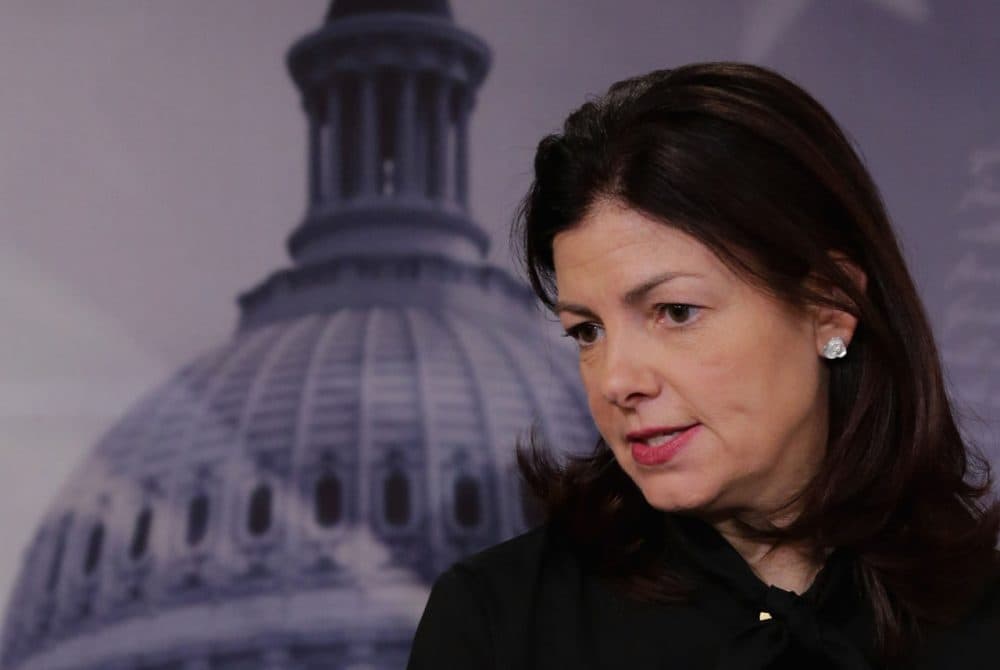 Republican Sen. Kelly Ayotte of New Hampshire says &quot;the Senate should not move forward with the confirmation process&quot; until a new president has been elected. (Chip Somodevilla/Getty Images)