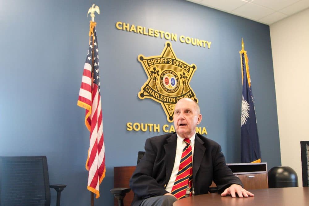 Al Cannon is sheriff of Charleston County, South Carolina. (Dean Russell/Here &amp; Now)