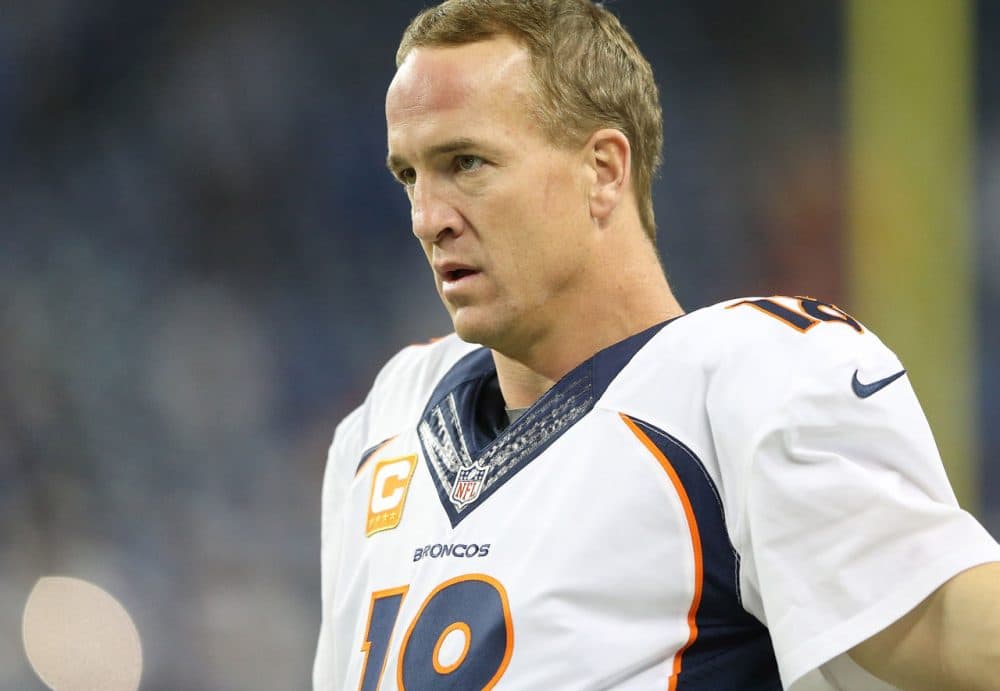 Peyton Manning is facing sexual assault allegations that go back to the 1990s. How does that mesh with the image fans have of Manning today? (Leon Halip/Getty Images)