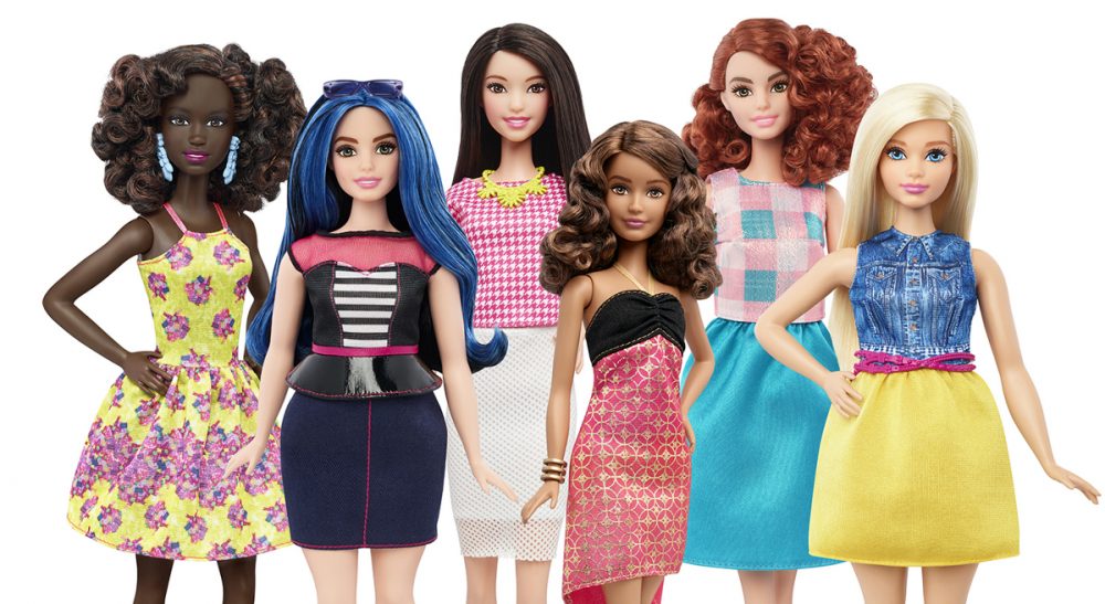 Sarah Kiser: &quot;Our children need to see us smile at our own reflection and at the shape of our natural figures.&quot; Pictured: A group of new Barbie dolls introduced in January 2016. Mattel, the maker of the famous plastic doll, said it will start selling Barbies in three new body types: tall, curvy and petite. She’ll also come in seven skin tones, 22 eye colors and 24 hairstyles. (AP/Mattel)