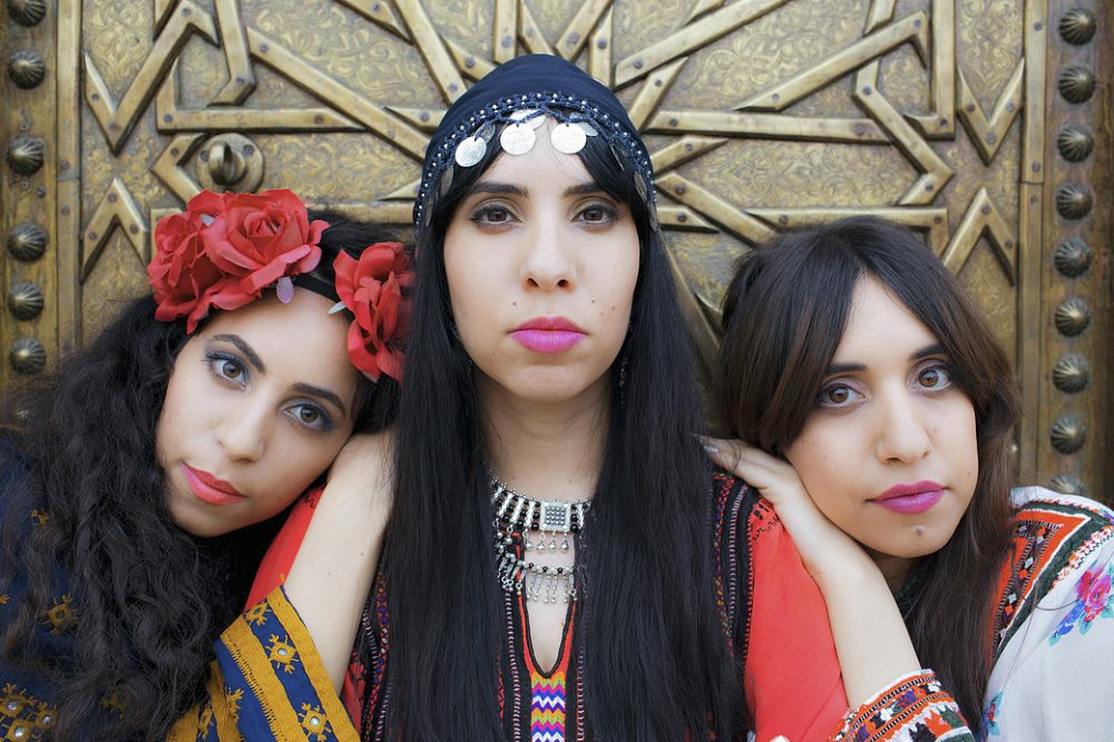 Tair,Tagel and Liron Haim, the sisters who make up the band Yemenite-Israeli band A-Wa. (Courtesy A-Wa)