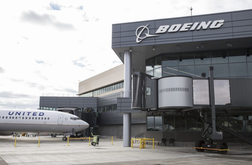 A United Airlines Boeing 737 is parked out front of the new Boeing 737 Delivery Center on October 19, 2015 in Seattle, Washington. The larger facility will better accommodate the increased 737 production rates. (Stephen Brashear/Getty Images)