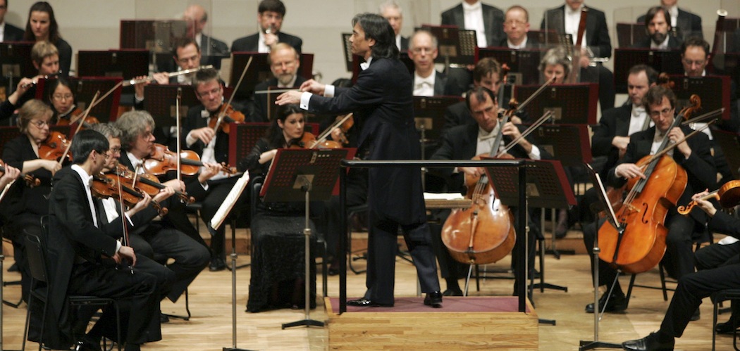 Kent Nagano, conducts the Montreal Symphony Orchestra during the opening concert of their Japan tour at Musashino Civic Cultural Hall. (Koji Sasahara/AP)