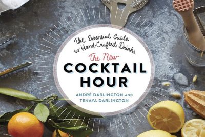 A portion of the cover of the new book, &quot;The New Cocktail Hour.&quot; (Running Press)