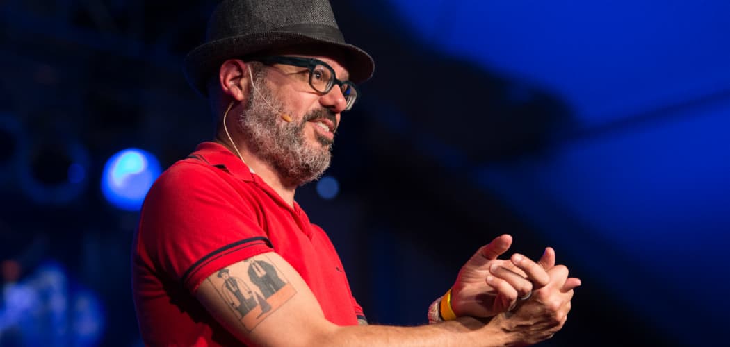 David Cross performs on stage during Festival Supreme at the Santa Monica Pier, on Saturday, October 19, 2013, in Santa Monica, California. (Courtesy Paul A. Hebert/AP)