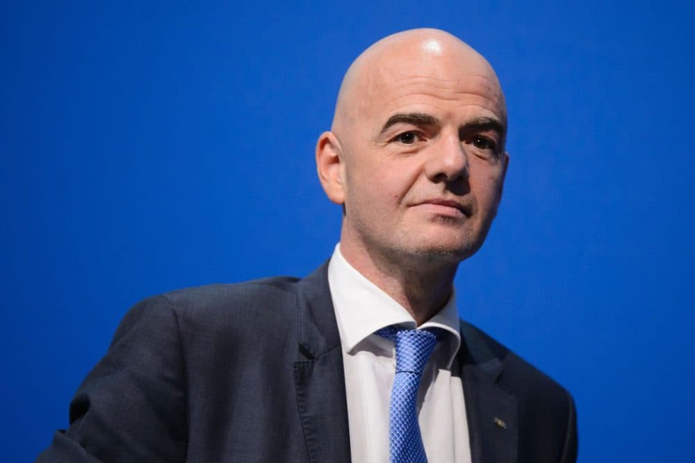 FIFA president Gianni Infantino has expressed dismay over the Trump administration's latest travel ban. (Fabrice Coffrini/AFP/Getty Images)