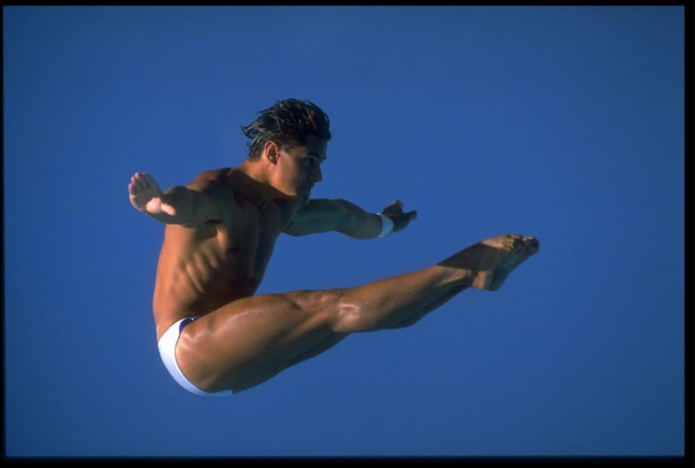 Greg Louganis won four Olympic Gold Medals, but, until recently, was denied a spot on the cover of a Wheaties cereal box. (Mike Powell/Allsport)