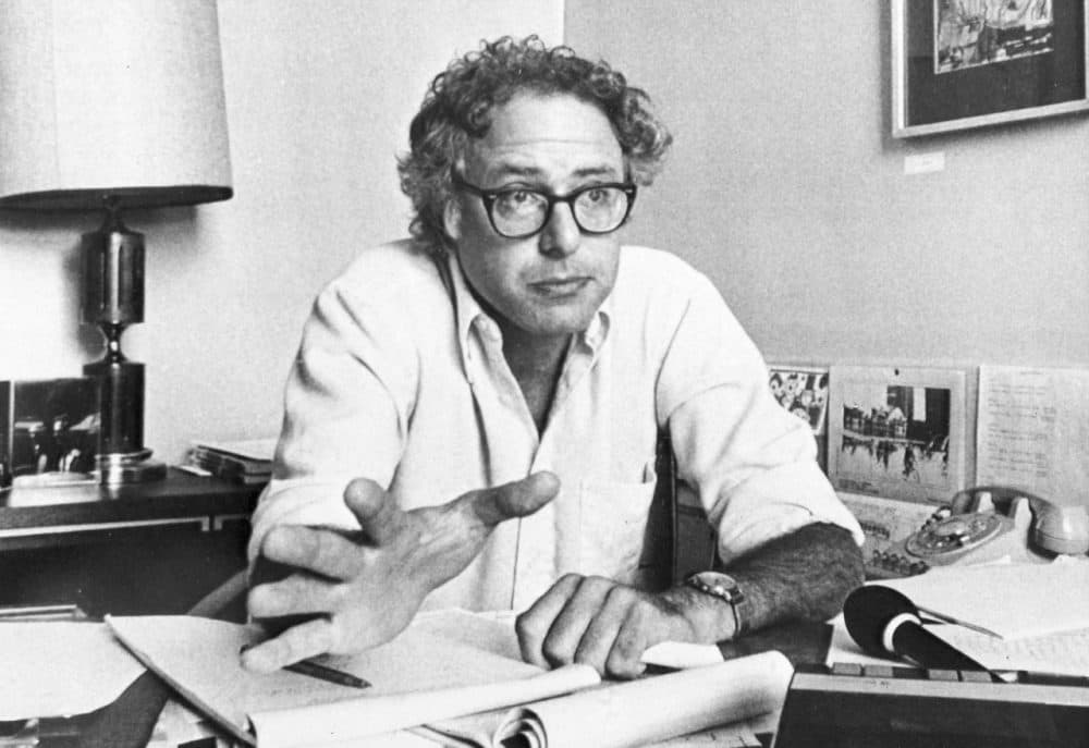Bernie Sanders in September 1981, six months after he was elected mayor of Burlington, Vermont. It’s where Sanders’ political career began — and where his policies continue to shape the city. (Donna Light/AP)