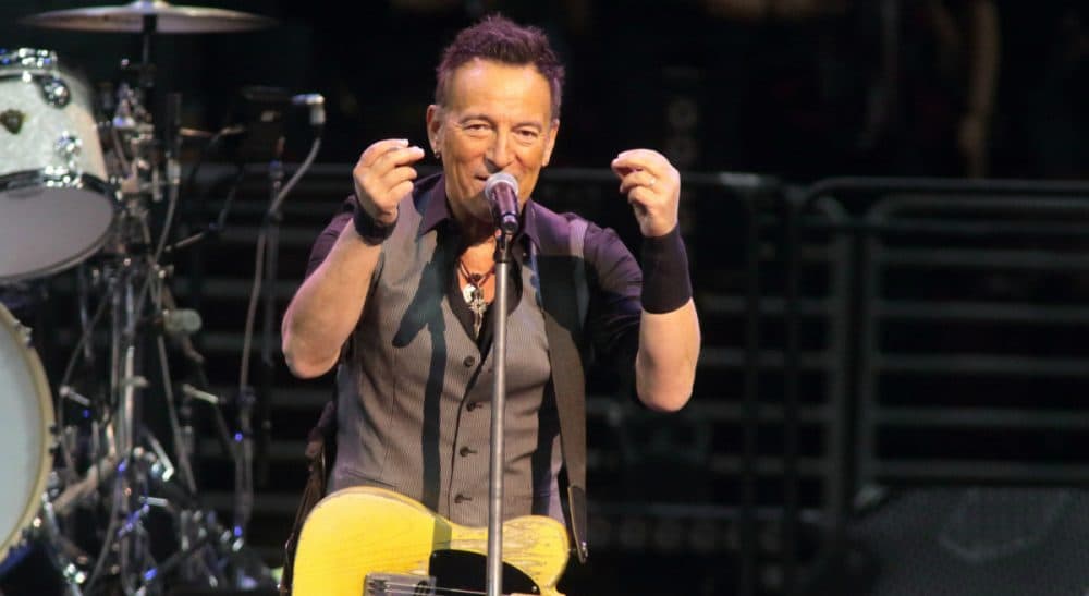 Bruce Springsteen, pictured on Feb. 12, 2016, canceled a recent concert in North Carolina, citing the state's new law blocking anti-discrimination rules covering the LGBT community. (Owen Sweeney/AP)
