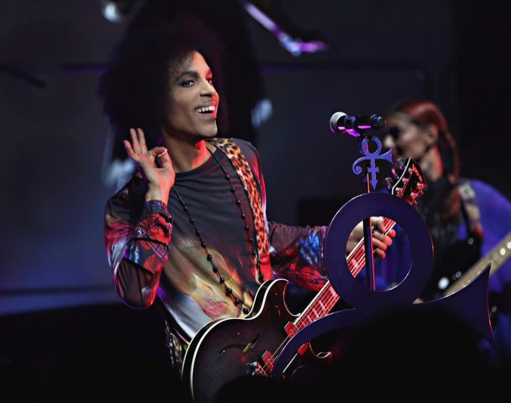 Prince performs onstage with 3rdeyegirl during their &quot;HITnRUN&quot; tour at Sony Centre For The Performing Arts on May 19, 2015 in Toronto, Canada. (Photo by Cindy Ord/Getty Images for NPG Records 2015)