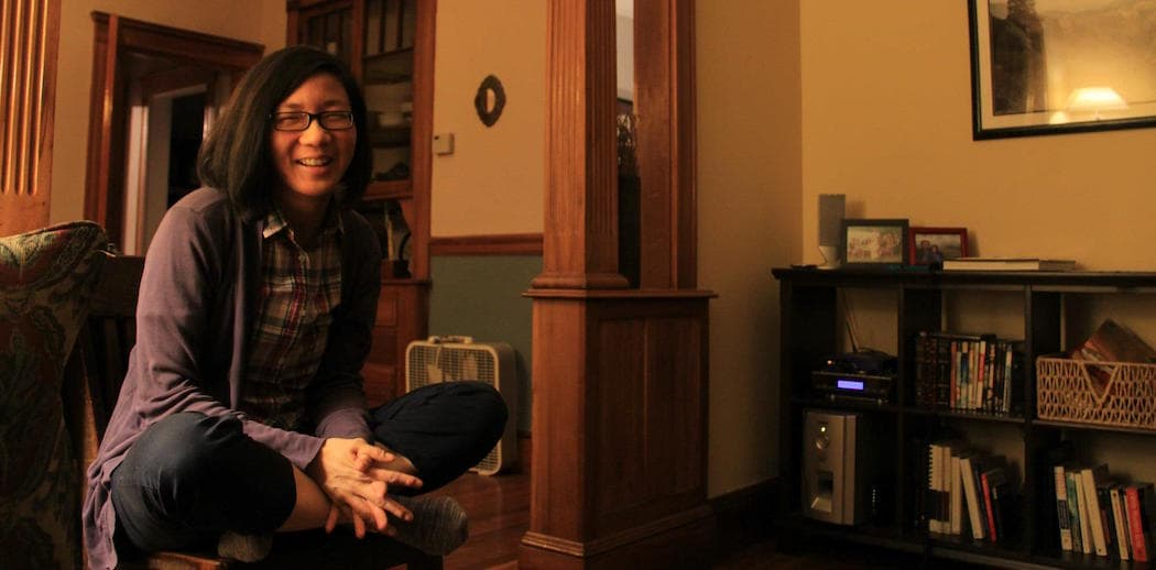 Jennifer Lin-Weinheimer, founder of a new grant-making fund aimed at the nexus of creativity and wellness, pictured at home. (Courtesy Diego Tang/The CreateWell Fund)