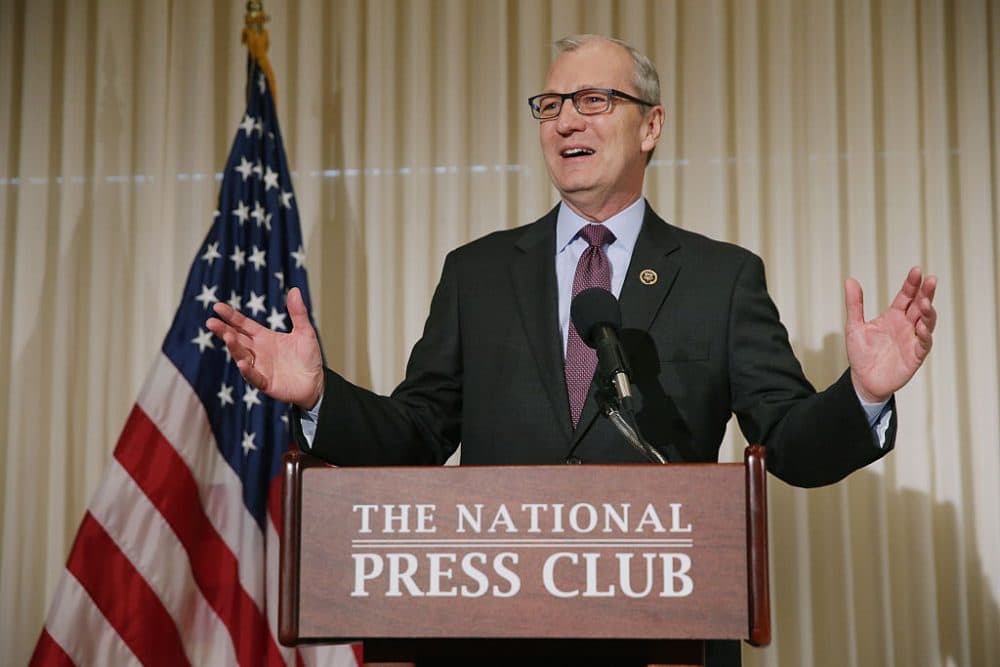 Rep. Kevin Cramer (R-ND) speaks during a news conference to launch the U.S. Agriculture Coalition for Cuba at the National Press Club January 8, 2015 in Washington, DC. (Chip Somodevilla/Getty Images)
