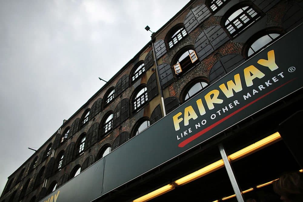 The building housing the Fairway Market on the waterfront in Red Hook, Brooklyn is viewed on March 1, 2013 in New York City. (Spencer Platt/Getty Images)