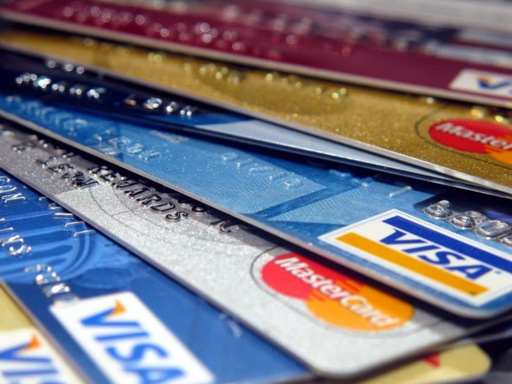As American consumers swipe and scan their credit cards more often, card debt is climbing back towards its pre-recession peak of $1.02 trillion. (Frankieleon/Flickr)