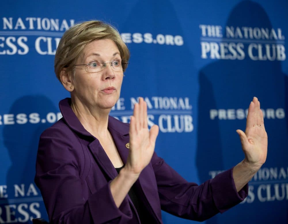 Sen. Elizabeth Warren, D-Mass.  (Pablo Martinez Monsivais/ AP)
