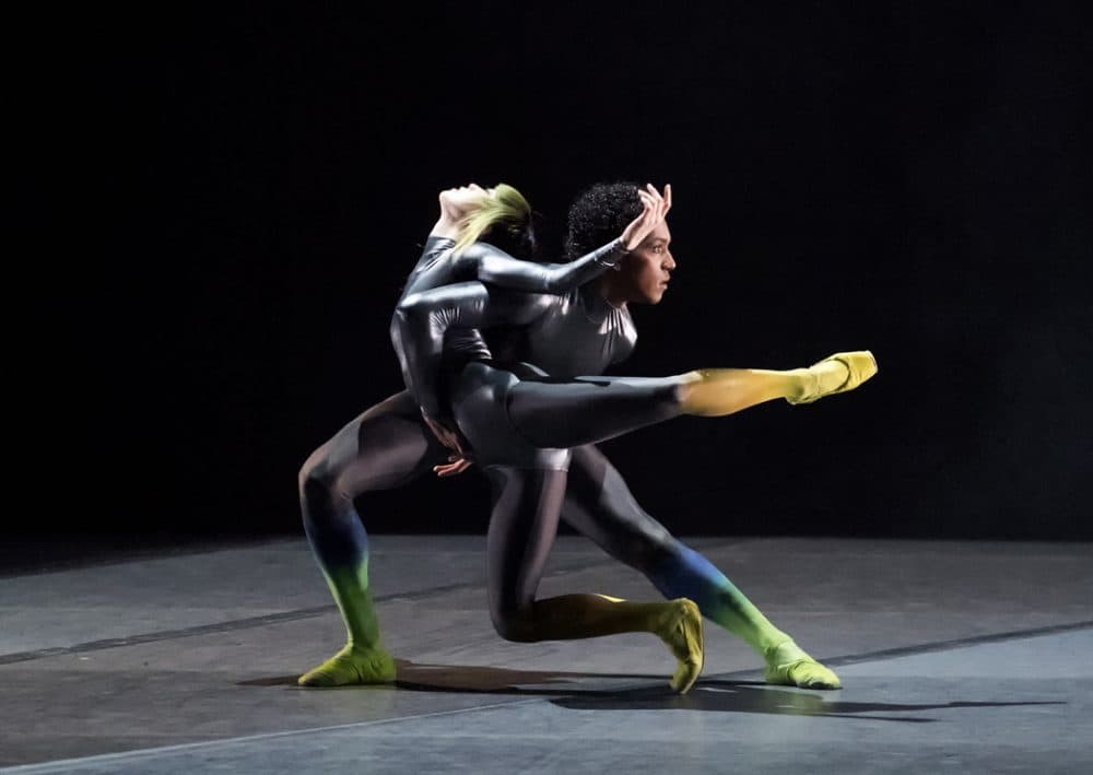 Misa Kuranaga and Irlan Silva in Karole Armitage's &quot;Bitches Brew.&quot; (Courtesy of Gene Schiavone/Boston Ballet)