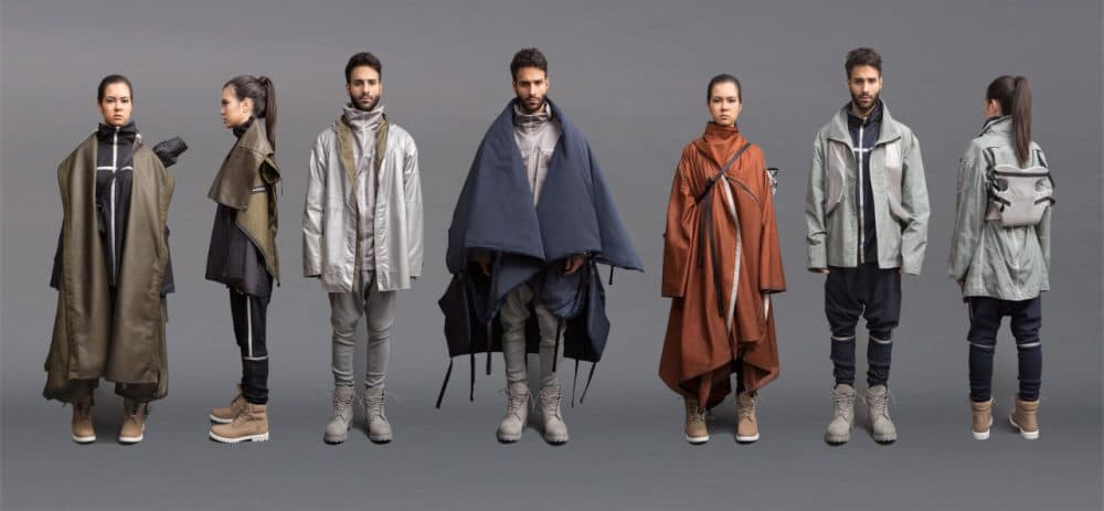 Angela Luna, recent Parsons School of Design graduate, is designing clothes for Syrian refugees that double as tents, sleeping bags, flotation devices, and more. (Courtesy/Angela Luna)