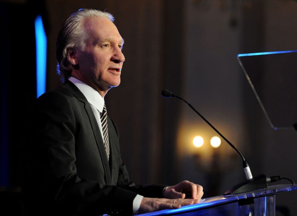 Bill Maher speaks onstage at the Cinema For Peace event benefitting J/P Haitian Relief Organization in Los Angeles held at Montage Hotel on January 14, 2012 in Los Angeles, California.  (Michael Buckner/Getty Images For J/P Haitian Relief Organization and Cinema For Peace)