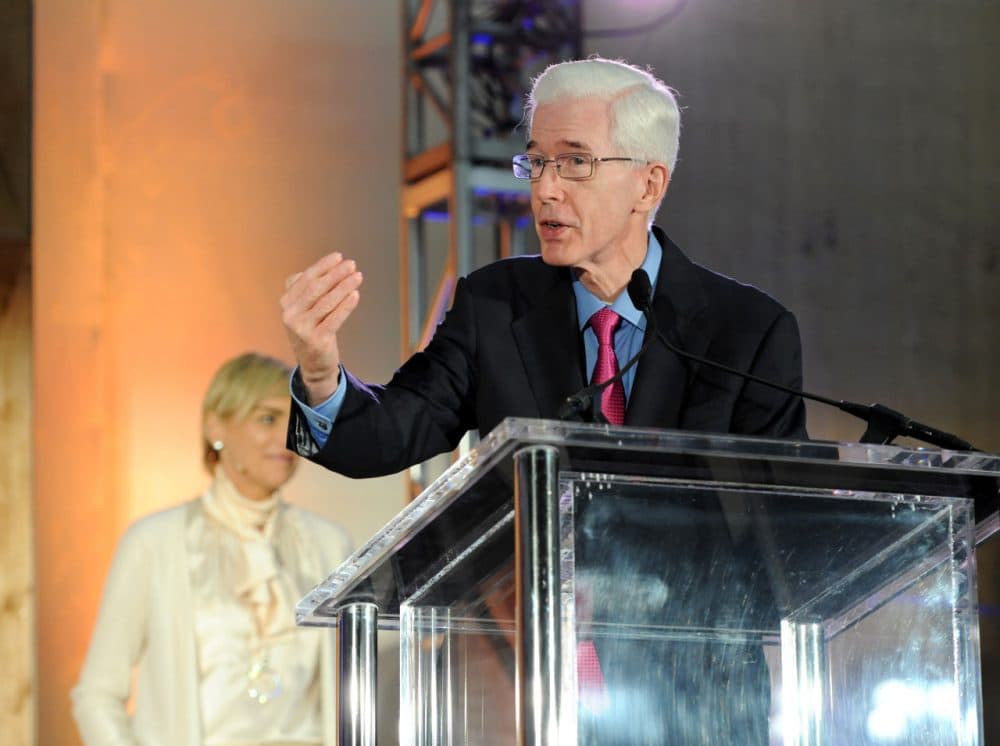 Former California Governor Gray Davis attends The Lourdes Foundation &quot;Leadership in the 21st Century&quot; Event with His Holiness the 14th Dalai Lama at the California Science Center on February 26, 2014 in Los Angeles, California.  (Angela Weiss/Getty Images for The Lourdes Foundation)