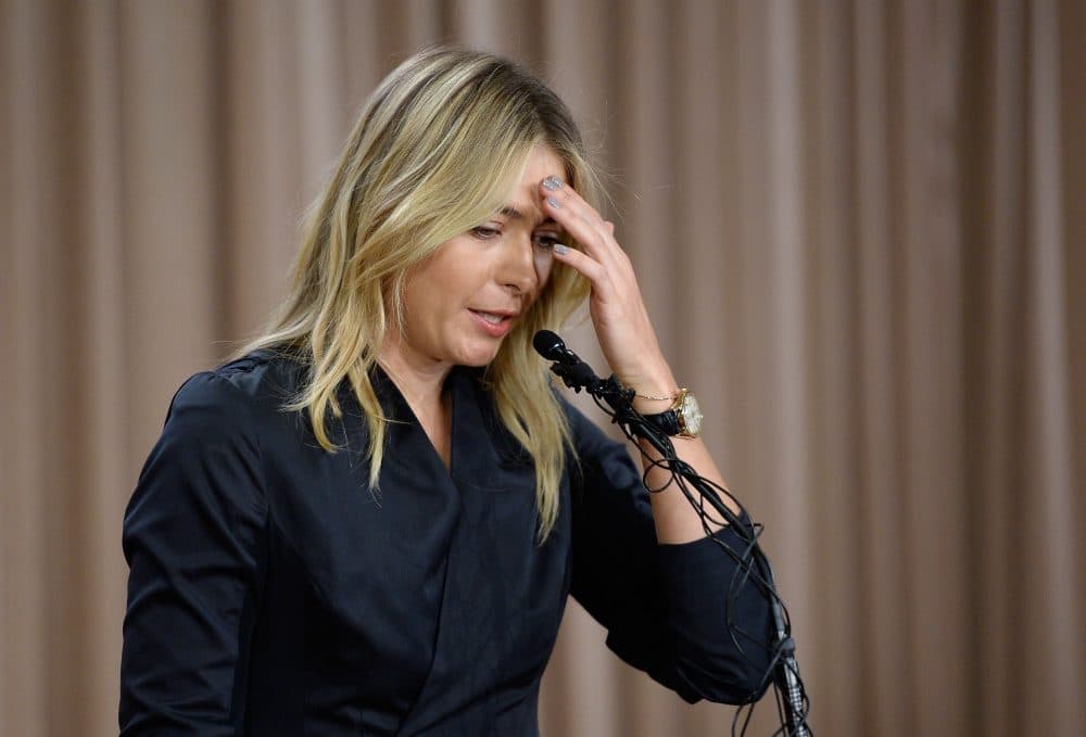 Maria Sharapova's steep punishment, which was handed down this week, will keep her out of tennis for two years. (Kevork Djansezian/Getty Images)
