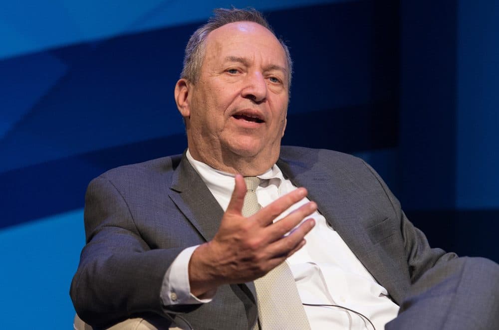 Former US treasury secretary Larry Summers speaks during a discussion entitled &quot;The New Normal in Asia: Will Growth Inevitably Slow?&quot; at the IMF/WB Spring Meetings in Washington, DC, on April 16, 2015.  (NICHOLAS KAMM/AFP/Getty Images)