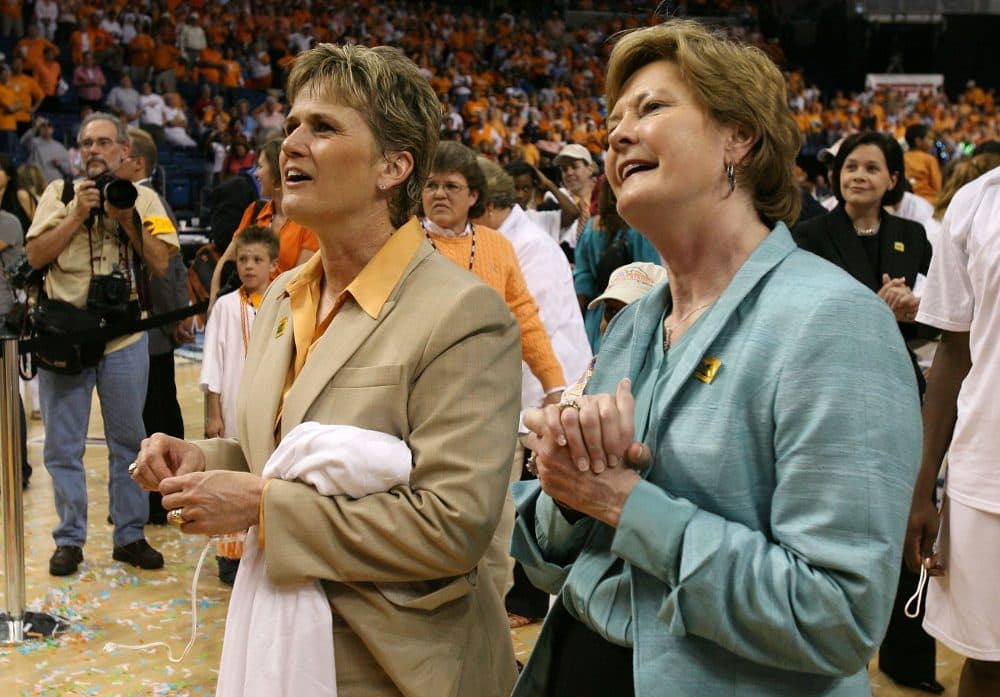 Holly Warlick (left) was Pat Summitt's assistant coach at Tennessee for 27 years before taking the reins in 2012. (Doug Benc/Getty Images)