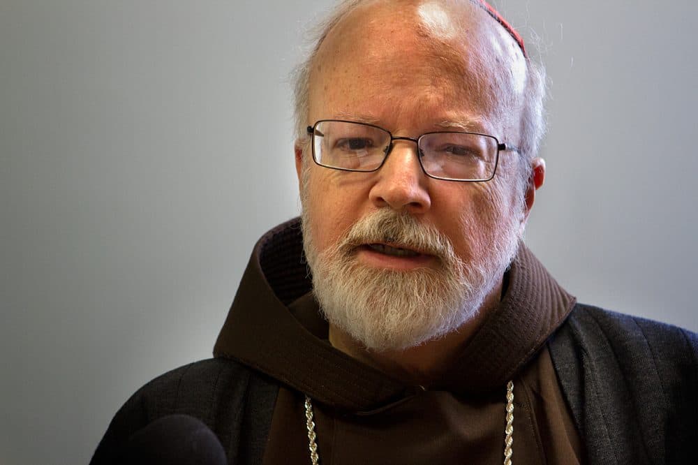Cardinal Sean O'Malley in 2012. (Jesse Costa/WBUR)