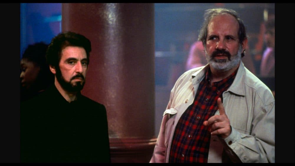 Al Pacino and Brian De Palma on set of &quot;Carlito's Way.&quot; (Courtesy A24)