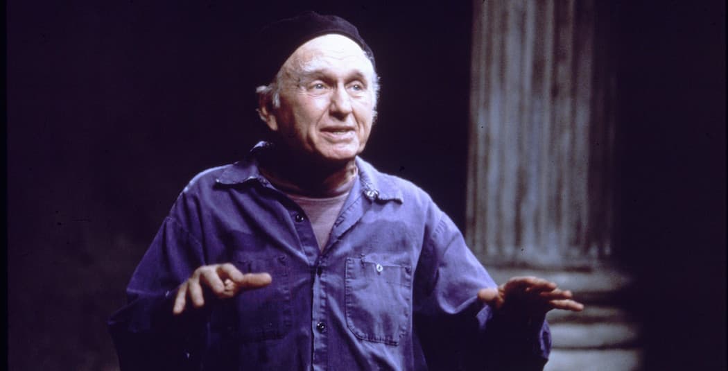Actor Alvin Epstein, seen in a 1997 production of &quot;When the World Was Green (A Chef's Fable)&quot; at the American Repertory Theater. (Courtesy American Repertory Theater)