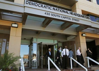 Two ‘sophisticated adversaries’ linked to the Russian government broke in to the Democratic National Committee’s computer networks and gained access to confidential emails, chats and opposition research on presumptive Republican nominee Donald Trump, Tuesday, June 14, 2016, in Washington. (Paul Holston/AP)