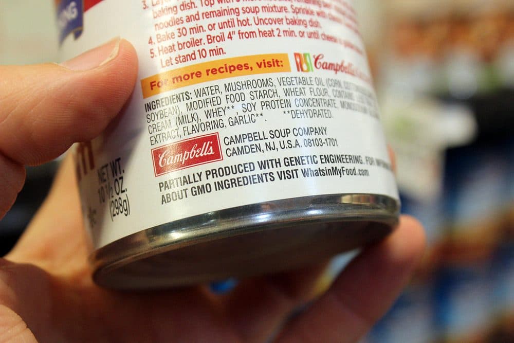 Vermont's so-called &quot;GMO Labeling&quot; law requires manufacturers to label foods made with genetic engineering. It's the first law of its kind in the nation. (Courtesy of Kathleen Masterson/VPR)