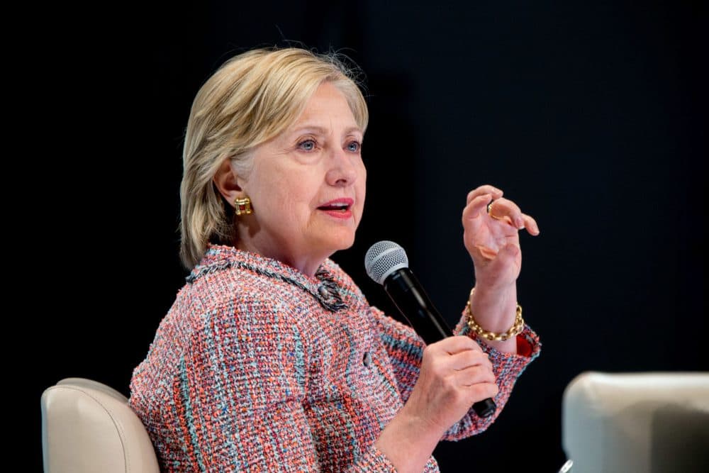 Democratic presidential candidate Hillary Clinton speaks at a Digital Content Creators Town Hall at the Neuehouse Hollywood in Los Angeles, Tuesday, June 28, 2016. (AP Photo/Andrew Harnik)