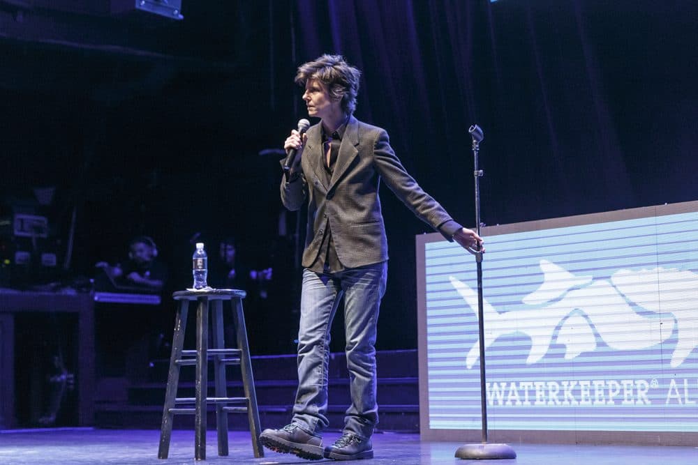 Comedian Tig Notaro performs on stage at the Keep It Clean To Benefit Waterkeeper Alliance Live Earth Day Comedy Benefit on April 22, 2015 in Los Angeles, California.  (Rich Polk/Getty Images for Waterkeeper Alliance)