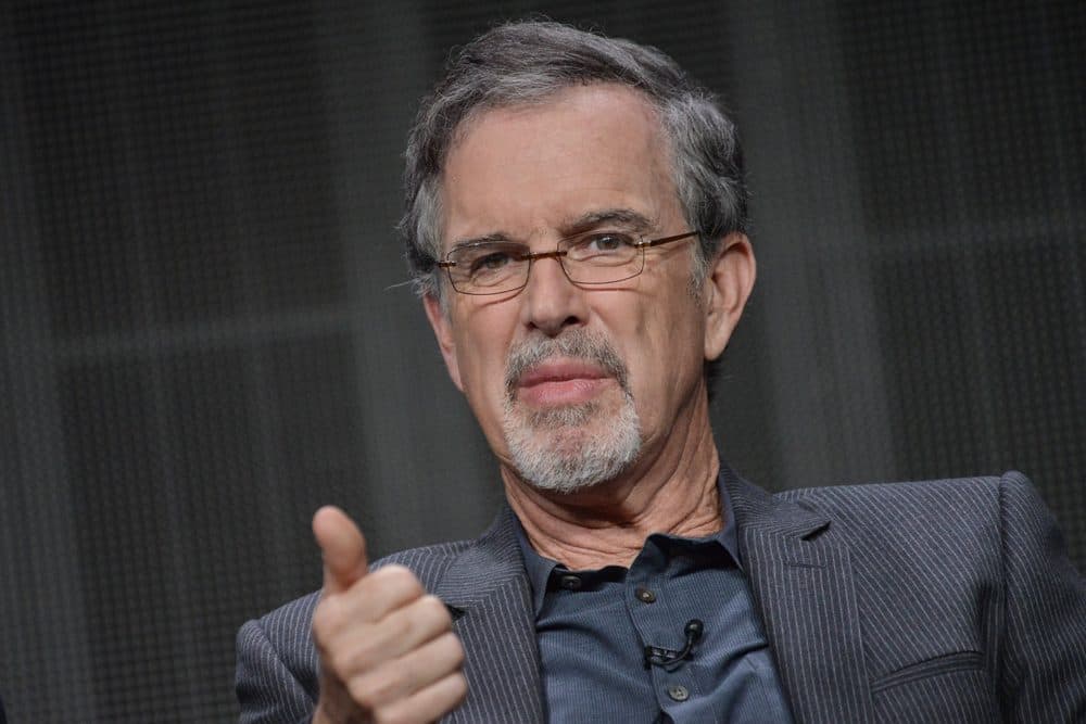 Garry Trudeau speaks onstage during the &quot;Alpha House&quot; panel at the Amazon 2014 Summer TCA on Saturday, July 12, 2014, in Beverly Hills, Calif. (Richard Shotwell/Invision/AP)