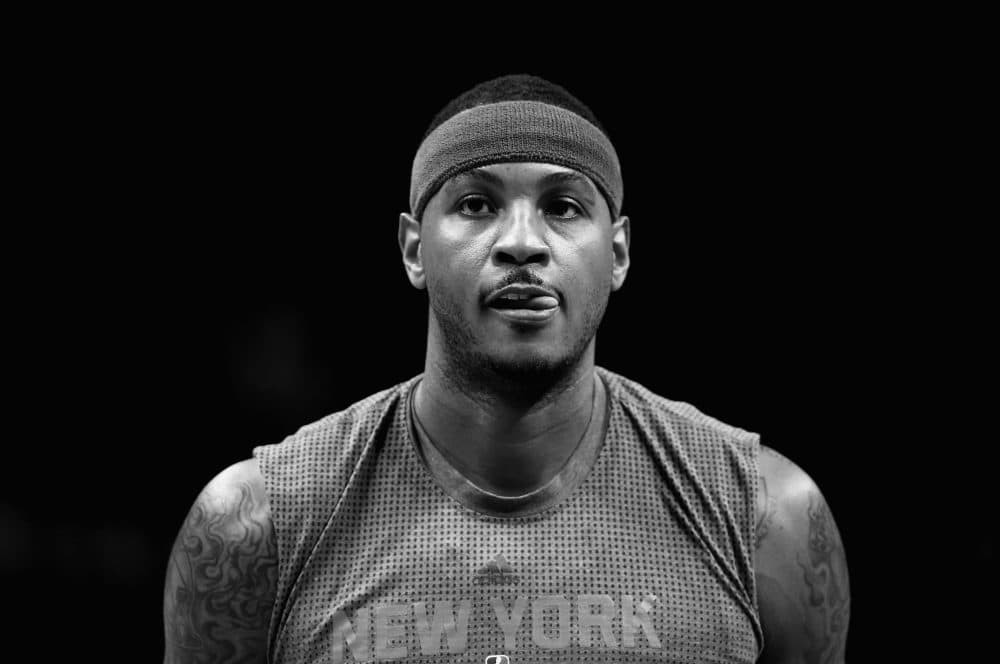 Carmelo Anthony has been among the athletes to speak out and demand systemic change in the wake of gun violence across the country. (Streeter Lecka/Getty Images)