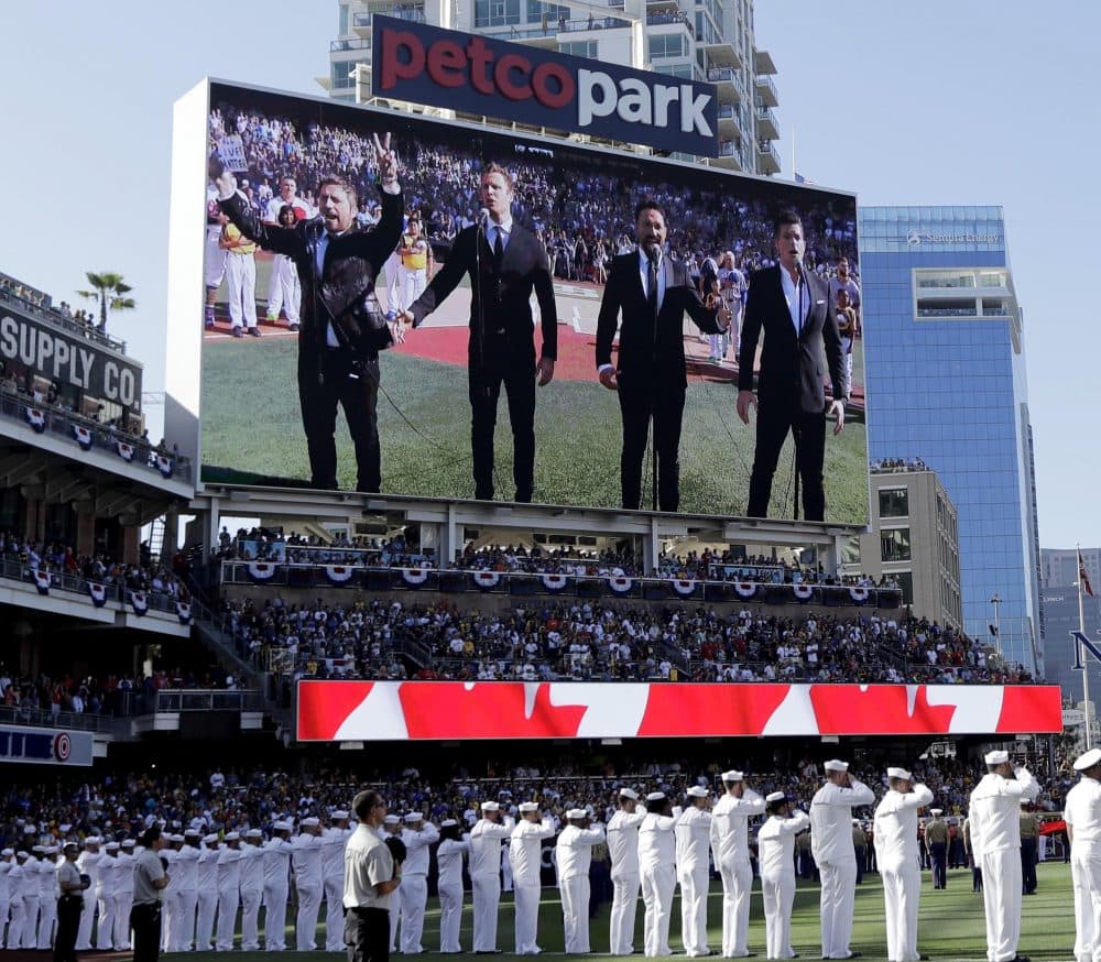 The Tenors' rendition of &quot;O Canada&quot; needlessly included a nod to the &quot;All Lives Matter&quot; movement.(AP Photo/Gregory Bull, File)