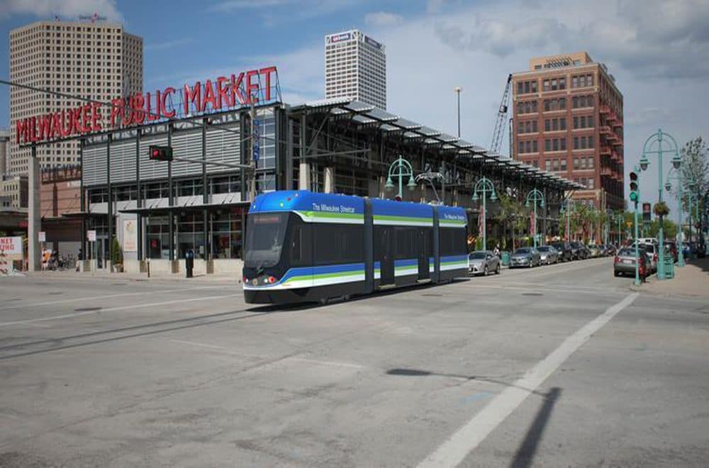 An artist's rendering of the Milwaukee Streetcar. (Photo Courtesy of The Milwaukee Streetcar)