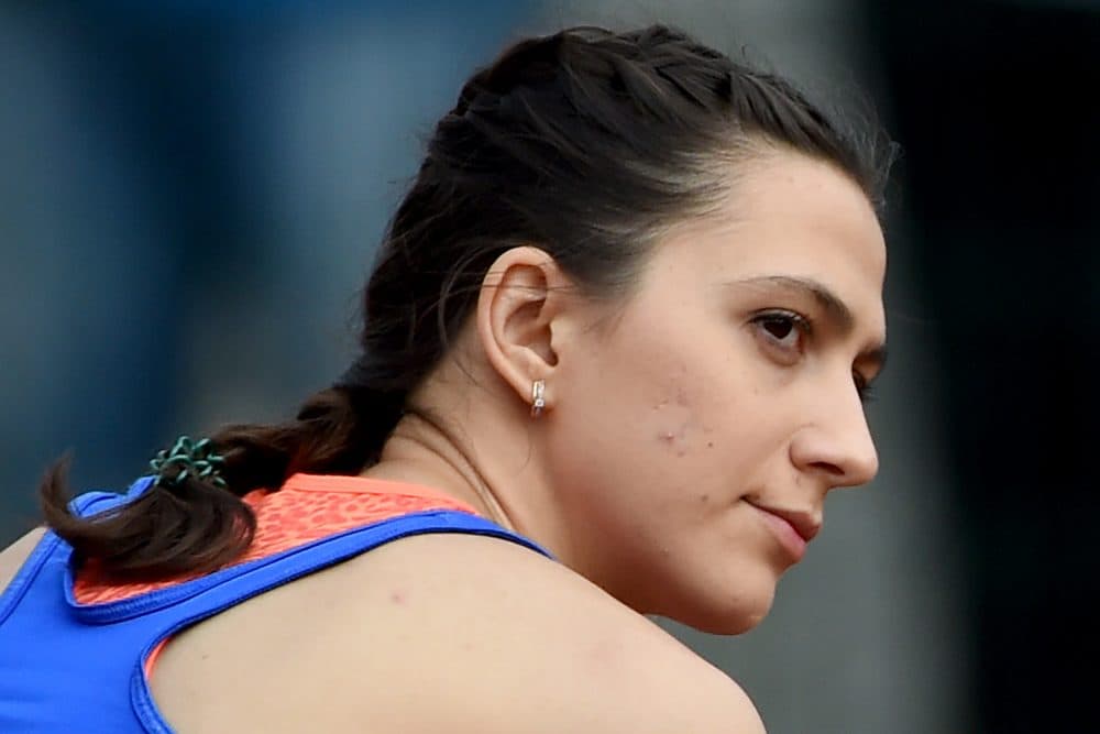 Russian high jumper Mariya Kuchina, gold medalist at the 2015 World Championships, is among the athletes unable to compete for Russia at Rio. (Vasily Maximov/AFP/Getty Images)