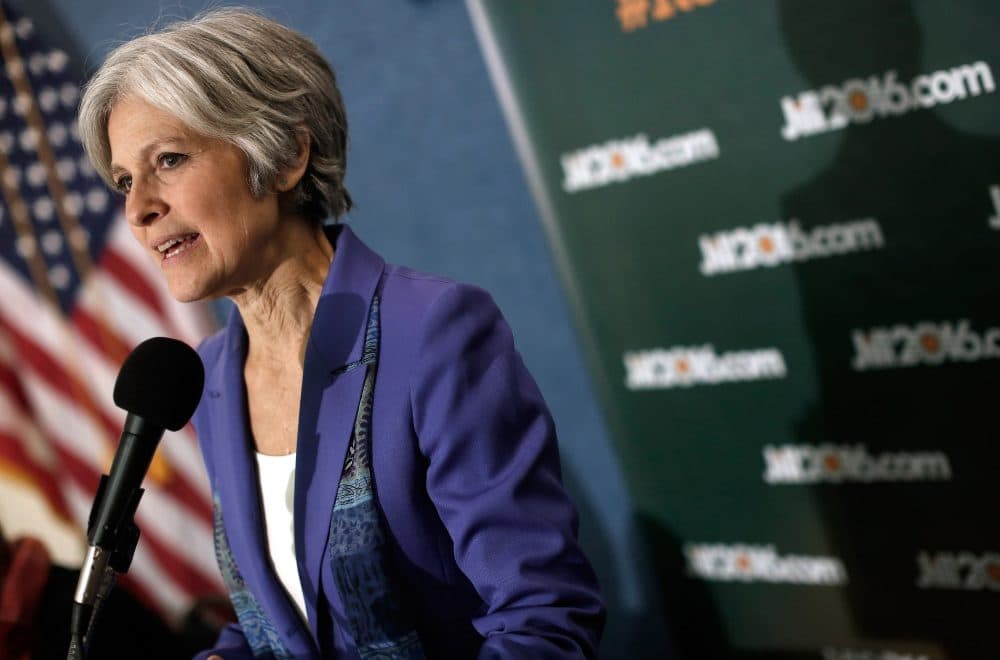 Green Party presidential nominee Jill Stein speaks at the National Press Club on Feb. 6, 2015 in Washington, D.C. (Win McNamee/Getty Images)