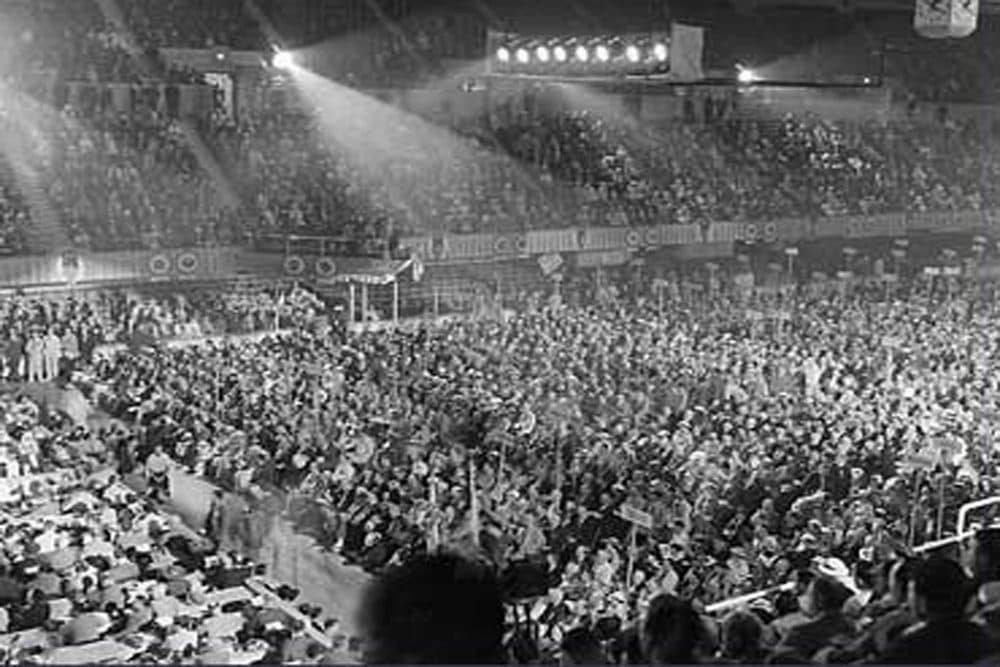 The 1936 Democratic National Convention opens in Philadelphia, PA on June 23, 1936. (Courtesy Philadelphia Record Photograph Collection)