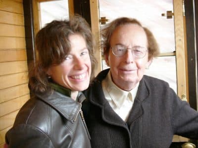 Author Susan Faludi with her father, Stefi, in Budapest in 2010, after Stefi had transitioned. (Photo courtesy Russ Rymer)