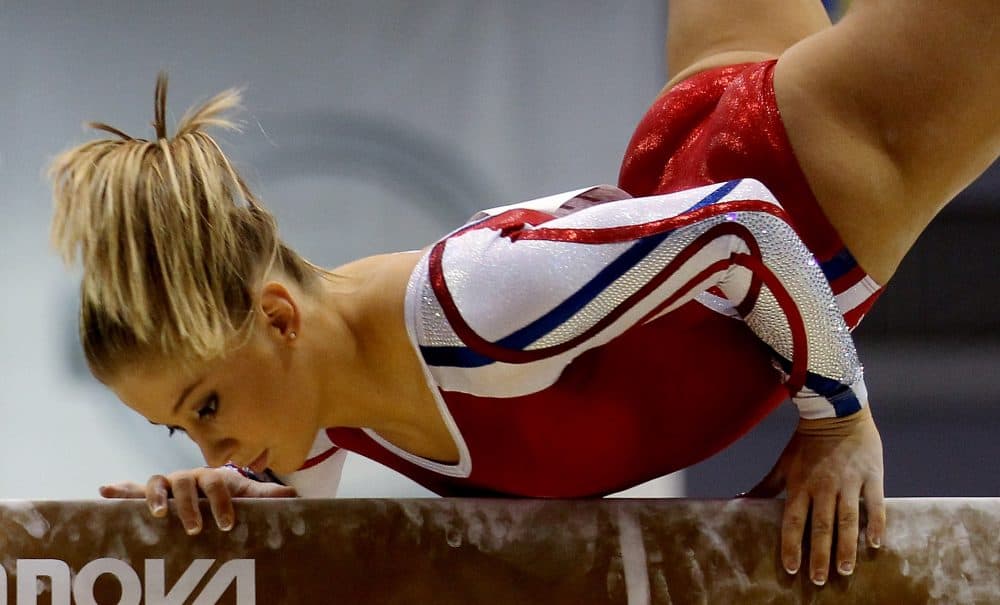 Shawn Johnson of the USA in action during the Women's Artistic Gymnastics at the Nissan Gymnastics Complex during Day Ten of the XVI Pan American Games on October 24, 2011 in Guadalajara, Mexico.  (Scott Heavey/Getty Images)