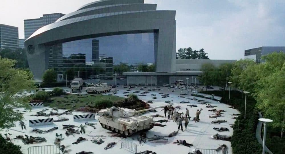 A scene featuring the Centers for Disease Control and Prevention in the TV show &quot;The Walking Dead.&quot; (Courtesy of AMC)