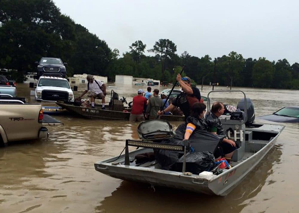 The &quot;Cajun Navy&quot; set out to help their neighbors during the floods. (Courtesy Jared Serigné)