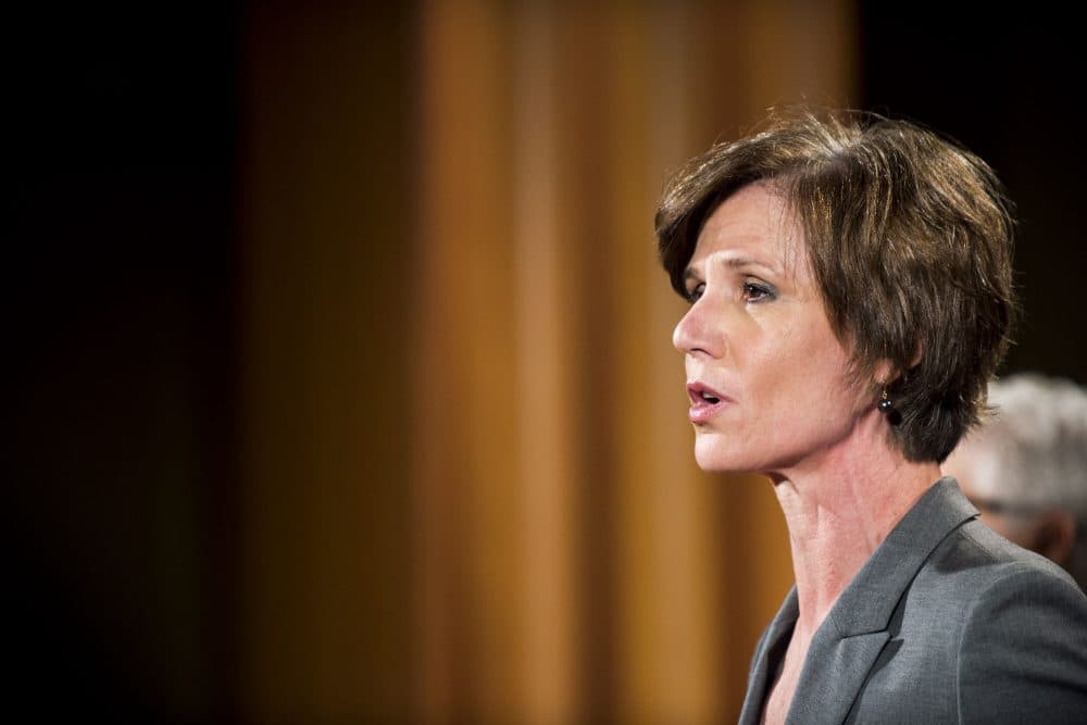 Deputy Attorney General Sally Yates speaks during a press conference at the Department of Justice on June 28, 2016 in Washington D.C. (Pete Marovich/Getty Images)