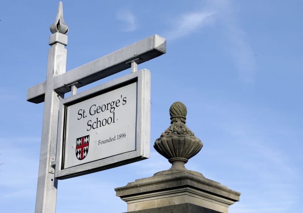 St. George's School in Middletown, Rhode Island, has agreed to settle up to 30 sexual abuse cases. (Steven Senne/AP)