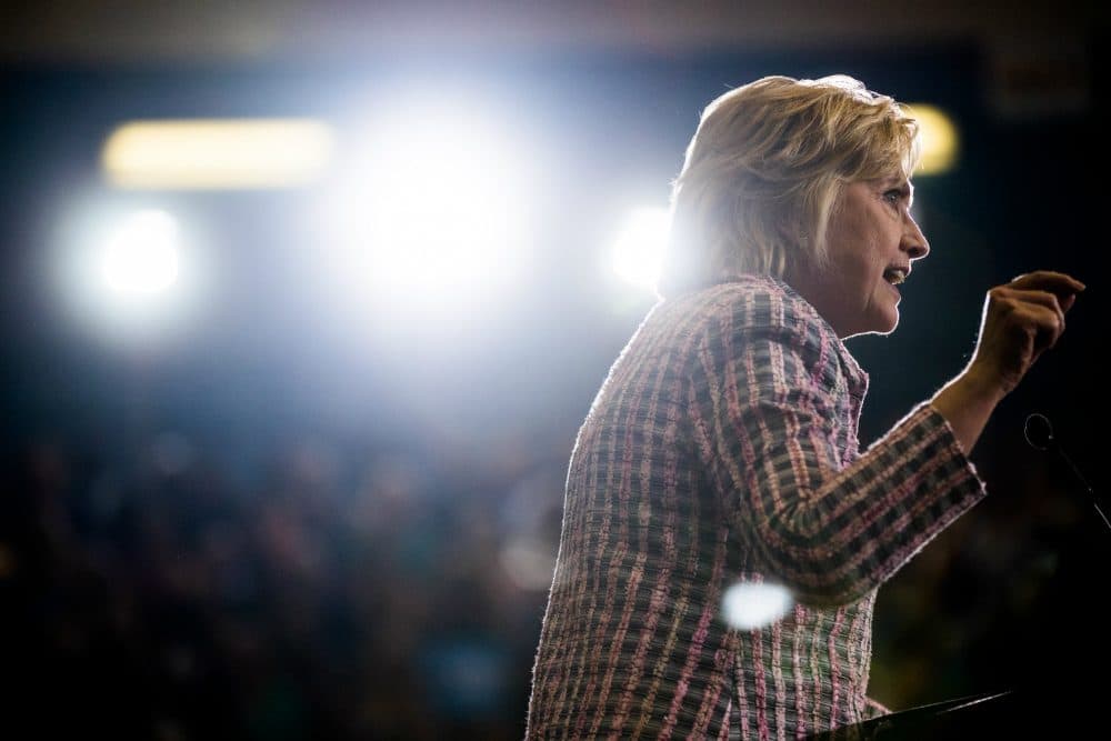 Give ‘em hell, Hillary, writes Barbara Mende. Run against the Congress, and win. Pictured: Democratic presidential candidate Hillary Clinton speaks at a rally at Omaha North High Magnet School in Omaha, Neb., Monday, Aug. 1, 2016. (Andrew Harnik/AP)