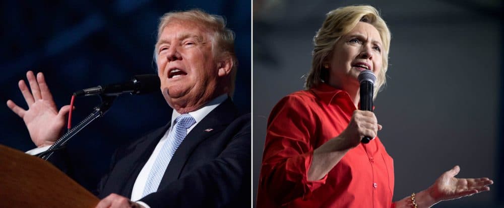 With less than three months to go, Mass. elected officials explain voice their opinons on support for Trump and Clinton, state of 2016 race. (AP photos)